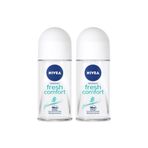 Nivea Fresh Comfort 2 x 50 ml Kadın Roll-On