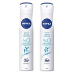 Nivea Fresh Natural 2x200 ML Kadın Sprey Deodorant