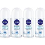 Nivea Fresh Natural 4x50 ml Kadın Roll-On