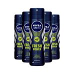Nivea Fresh Power 5x150 ml Deodorant