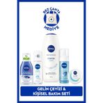 NIVEA Gelin Çeyiz Seti, Duş Jeli 500ml,Yüz Yıkama Köpüğü 150ml,Deodorant,Göz Makyaj Temizleyici,Krem 100ml