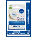 Nıvea Güneş Koruyucu Renksiz Dudak Bakım Kremi Med Repair 4,8 Gr, Spf15, Nemlendirici, Çatlamış Dudaklar