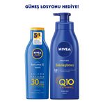 Nivea Güneş Losyonu SPF30 200 ml+Q10 Sıkılaştırıcı Vücut Sütü 400 ml