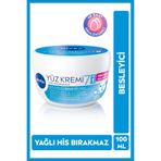 NIVEA Hafif Dokulu Besleyici ve Nemlendirici Yüz Bakım Kremi 100ml, Yatıştırıcı, Yağlı His Bırakmaz