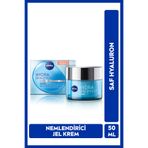 NIVEA Hydra Skin Effect 72 Saat Yoğun Nemlendirici Jel Yüz Kremi 50ml, Hyaluron,Dolgunlaştırıcı,Canlı Cilt