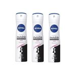 Nivea Invisible Black And White Clear Kadin Deodorant 150 Ml (3 Adet)