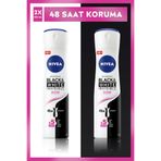 Nivea Invisible Black & White Clear 2x150 ml Kadın Sprey Deodorant