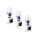 Nivea Invısıble Black Whıte Clear 3x50 ml Kadın Deodorant