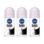 Nivea Invisible Black White Clear 3x50 ML Kadın Roll-On