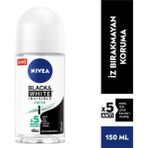 Nivea Invisible Black & White Fresh 50 ml Kadın Roll-On Deodorant