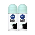 NIVEA Invisible Black & White Fresh Kadın Deodorant Roll-on 50 ml 2'li P07267