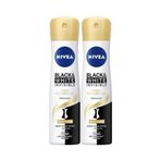 Nivea Invisible Black White İpeksi Pürüzsüzlük 2x150 ml Kadın Sprey Deodorant