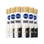 Nivea Invisible Black White İpeksi Pürüzsüzlük 6x150 ml Kadın Sprey Deodorant