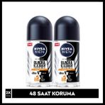 Nivea Invisible Black & White Power 50 ml Erkek 2'li Roll On Deodorant