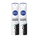 Nivea Invisible Black & White Pure 2x150 ml Kadın Deodorant