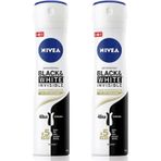 Nivea Invisible Black & White Pure 2x150 ml Kadın Deodorant