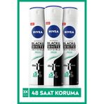 Nivea Invisible Black&White Clear 3x150 ml Kadın Sprey Deodorant 150 ml x3