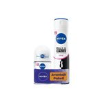Nivea Invisible Clear Black White Kadın Deodorant Sprey 150 Ml + Roll-On 25 Ml
