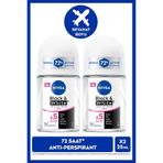 NIVEA Kadın Roll-on Deodorant Black&White Invisible Clear 25ml, 72 Saat Anti-perspirant Ter Koruması