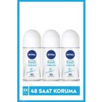 Nivea Kadın Roll-On Deodorant Fresh Natural 50 ml X3 Adet, 48 Saat Deodorant Koruması, Eşsiz & Fresh