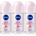 Nivea Kadın Roll-On Deodorant Pearl&beauty 50ML, 48 Saat Koruma, X3 Adet - 50 ml