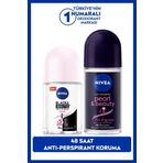Nivea KADIN Roll-on Deodorant Pearl&Beauty 50ml ve Mini Roll-on Black&White 25ml, Bakımlı Koltuk Altı