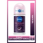 NIVEA Kadın Roll-on Deodorant Pearl&beauty Fine Fragrance 50ml, 72 Saat Anti-perspirant Ter Koruması