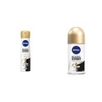 NIVEA Kadın Sprey Deodorant Black & White Invisible (150 ml) ve NIVEA Kadın Roll On Deodorant Black&White Invisible 50ml