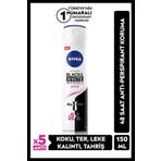 Nıvea Kadın Sprey Deodorant Black&White Invisible Clear 150Ml, 48 Saat Anti-Perspirant, Ter Kokusu