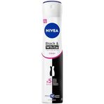 NIVEA Kadın Sprey Deodorant Black&White Invisible Clear 200 ml, 72 Saat Anti-perspirant Koruma, Ekonomik Boy