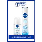 NIVEA Kadın Sprey Deodorant Fresh Natural 150ml ve Mini Roll-on Fresh Natural 25ml