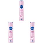 NIVEA Kadın Sprey Deodorant Pearl&Beauty 150 ml,72 Saat Terlemeye Karşı Anti Perspirant Koruma,Doğal İnci Özleri ve Avokado Yağı,Yumuşak,Pürüzsüz Koltuk Altı,Alkol İçermez (3 paketi)