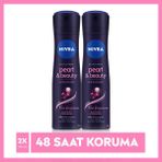 NIVEA Kadın Sprey Deodorant Pearl&Beauty Fine Fragrance,48 Saat Koruma ve Parfüm etkisi 150ml x2 Adet - 150 ml