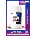 NIVEA Kadın Stick Deodorant Black&White Invsible Authentic 50 ml,Terleme Karşıtı, Meyve, Çiçek Kokusu, Kumaş Koruması, Alkolsüz