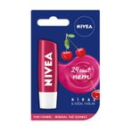 NIVEA Kiraz Dudak Bakım Kremi, 24 Saat Nem, Mineral Yağ İçermez