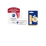 Nivea Kırışıklık Karşıtı Sıkılaştırıcı Yaş 45+ 50 ml Krem + Nivea Vanilya 4,8 g Dudak Bakım Kremi