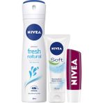 Nivea Kış Kutusu ( Nivea Deodorant + Nivea Lıp + Nivea Soft 75 ml)