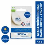Nivea lip med repair spf 15 dudak bakım kremi 4,8gr