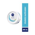 NIVEA Lucosmet Soft Krem_300 Ml , Nemlendirici Bakım Kremi, Jojoba Yağı, E Vitamini Ile Cilt Bakımı