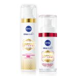 NIVEA Luminous630 Kolajen Tetikleyici Leke & Yaşlanma Karşıtı Serum ,30ml ve Luminous630 Güneş Korumalı Leke Karşıtı Gündüz Yüz Kremi SPF50,50ml