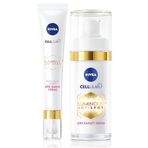 NIVEA Luminous630 Leke Karşıtı Cilt Serumu 30ml, Hyaluronik Asit, E Vitamini, Cilt Tonu Eşitleyici ve NIVEA Luminous630 Koyu Halka Karşıtı Göz Kremi 15ml