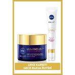 Nivea Luminous630 Leke Karşıtı Gece Bakım Kremi 50ml ve Aydınlatıcı Koyu Leke Karşıtı Göz Bakım Kremi 15ml