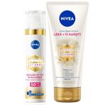 NIVEA Luminous630 Leke Karşıtı Gündüz Bakım Kremi 40ml, SPF50 + NIVEA Luminous630 Leke ve İz Karşıtı Vücut Bakım Kremi 200ml