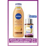 Nivea LUMINOUS630 Skin Glow Anında Aydınlatıcı Serum 15ML ve Q10 Sıkılaştırıcı Brozluk Vücut Losyonu 250ML