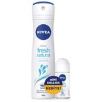 Nıvea Marka: Fresh Natural Kadın Deodorant Sprey 150 Ml + Mini Roll-On 25 Ml