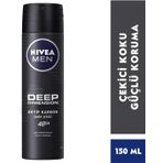 Nivea Men 150 ml Anti-Perspirant Deep Dimension Aktif Karbon Dark Wood Sprey Deodorant
