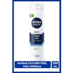 Nivea Men 200 ml Hassas Ciltlere Özel Yanma Kızarma Kuruma Engelleyici Erkek Hassas Koruma Tıraş Jeli