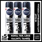 Nivea Men Black &White Original 3 x 150 ml Sprey Deodorant