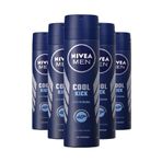 Nivea Men Cool Kick Fresh 5x150 ml Erkek Sprey Deodorant