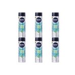 Nivea Men Cool Kick Fresh 6x150 ml Erkek Sprey Deodorant